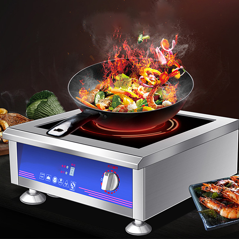 Commercial Induction Cooktop 3500W - Mesin memasak dapur, 3500W/5000W induksi datar