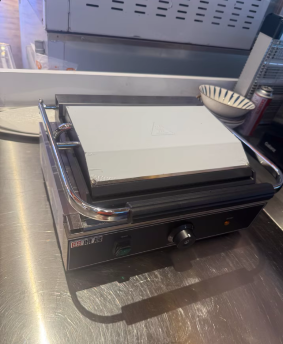 Commercial Panini Press Sandwich Grill - Pemanggang Panini Listrik Profesional 220V untuk