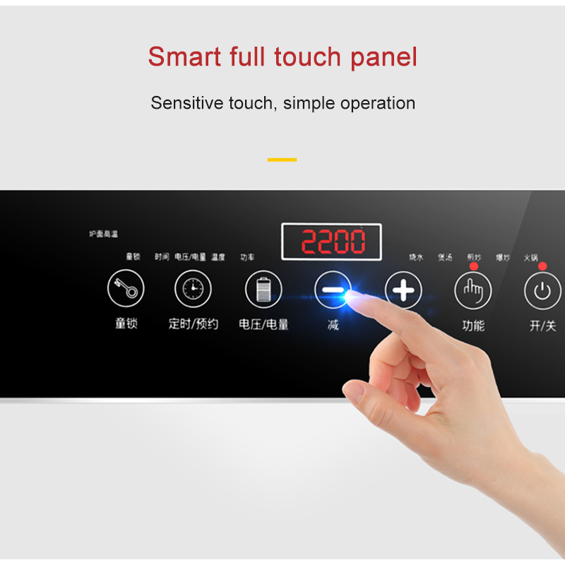 Double Induction Cooktop 220V - Kompor Induksi Keramik Listrik Rumah Tangga,