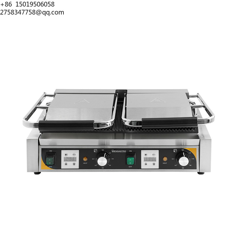Commercial Panini Press Sandwich Grill - Peralatan Restoran Komersial, Grill Induksi Kontak