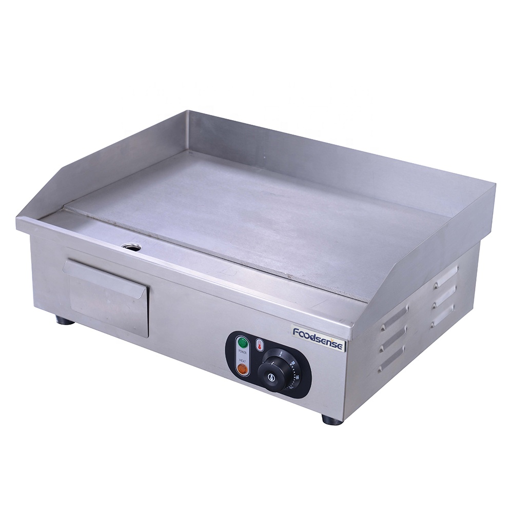 Commercial Electric Griddle Flat Top - BL-818A Pemanggang Datar Stainless Steel untuk
