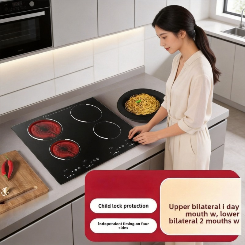Double Induction Cooktop 220V - Kompor Listrik Multi-fungsi Dua Tungku Daya