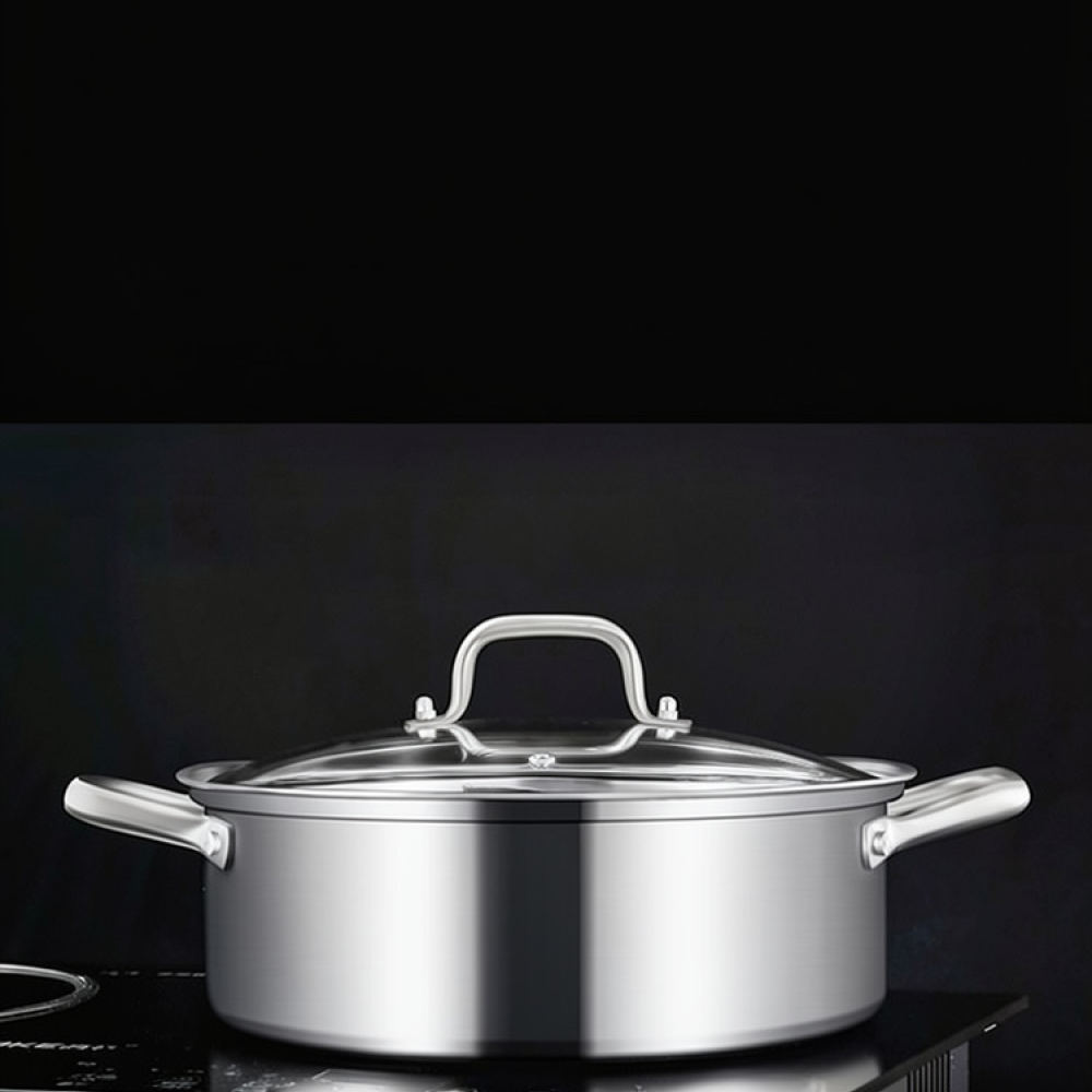 Induction Cookware Set Commercial - Panci Sup Baja Tahan Karat Tebal