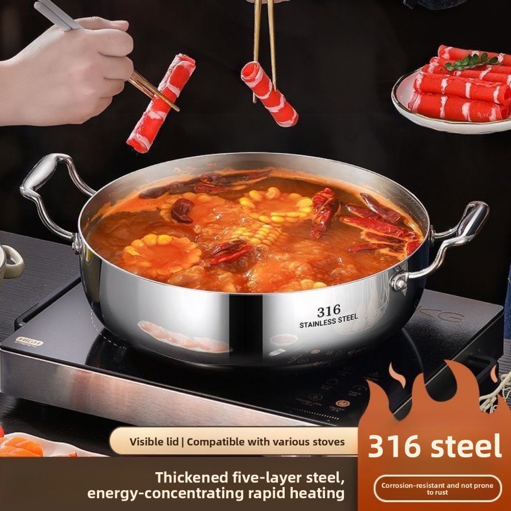 Induction Cookware Set Commercial - Set Panci Masak Komersial dari Baja