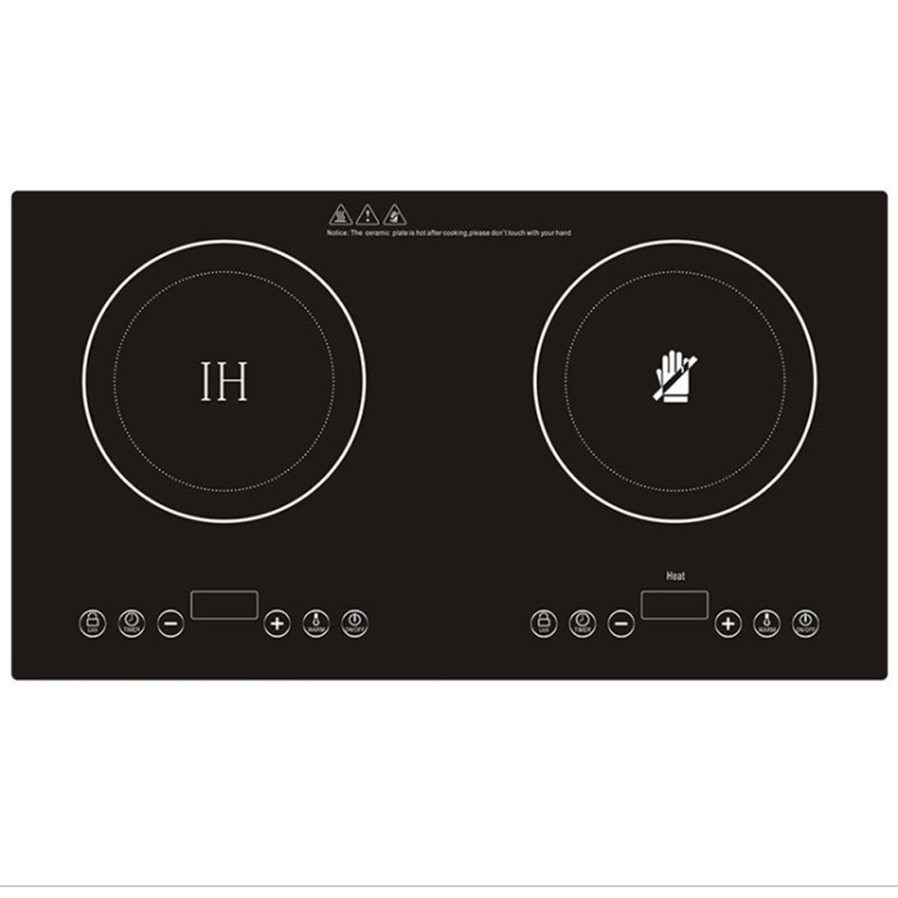 Double Induction Cooktop 220V - Kompor Induksi Ganda Terintegrasi, Kompor Listrik,