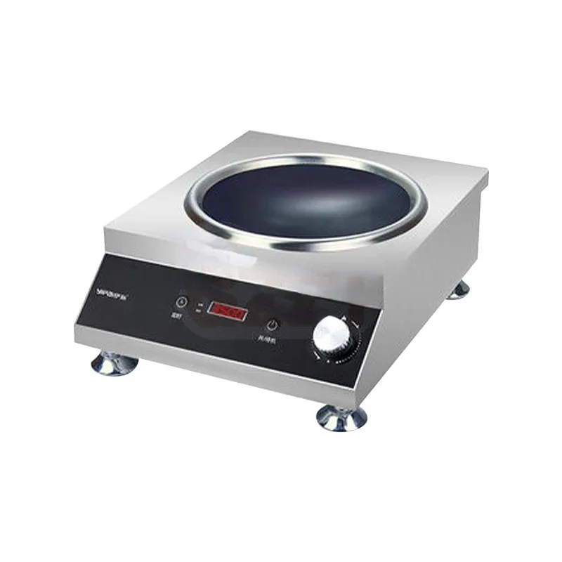 Wok Induction Cooktop Concave 3500W - Pasokan pabrik 3500W kompor induksi listrik