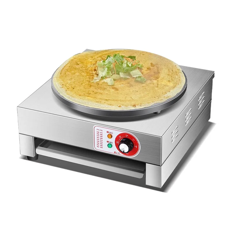 Crepe Maker Machine Electric 40Cm - Wajan Panggang 40CM, Pembuat Crepe Listrik