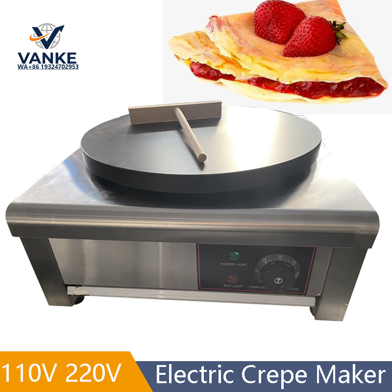 Crepe Maker Machine Electric 40Cm - Mesin Pembuat Pancake Listrik Komersial Diameter