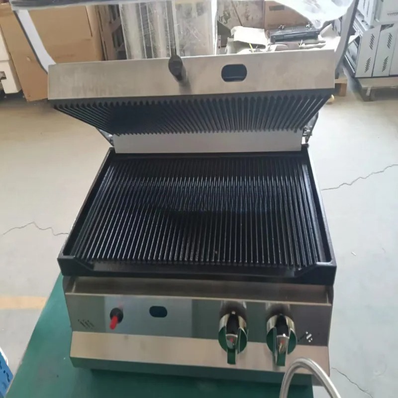 Mesin Pemanggang Listrik denga - Commercial Panini Press Sandwich Grill ulasan dan harga