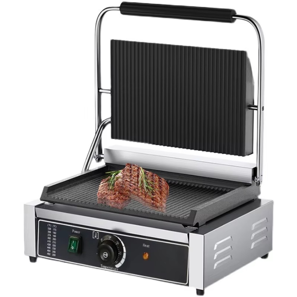Pemanggang Panini Komersial, A - Commercial Panini Press Sandwich Grill ulasan dan harga