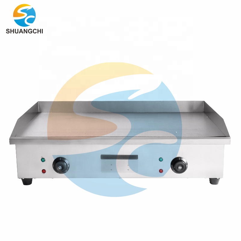 Mesin Pemanggang Daging Steak  - Commercial Electric Griddle Flat Top ulasan dan harga