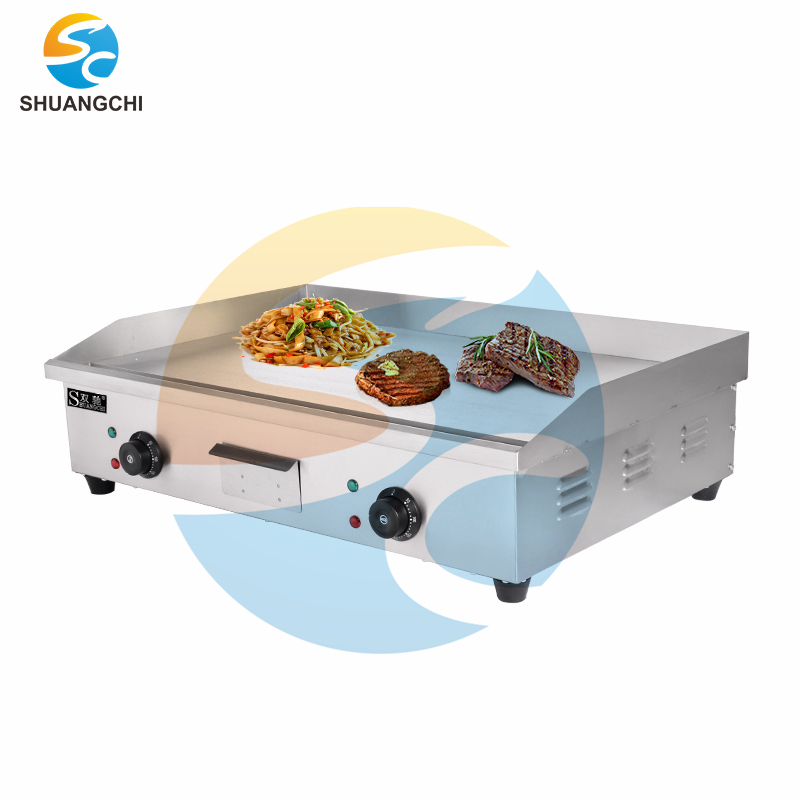 Mesin Pemanggang Daging Steak  - Commercial Electric Griddle Flat Top ulasan dan harga