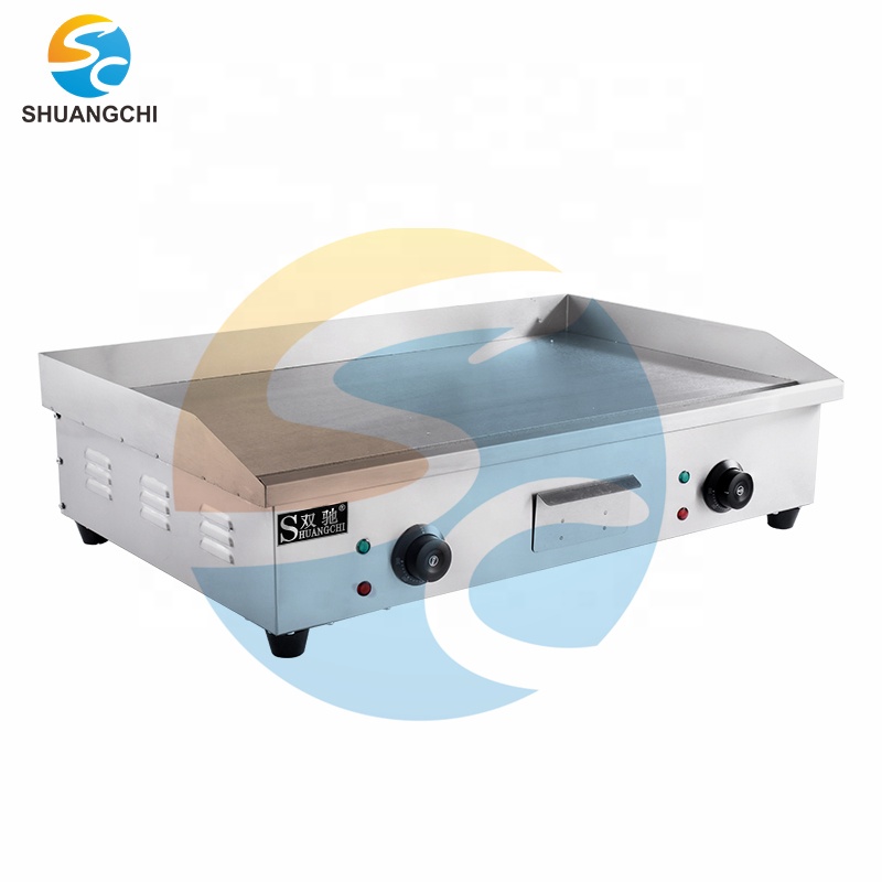 Mesin Pemanggang Daging Steak  - Commercial Electric Griddle Flat Top ulasan dan harga