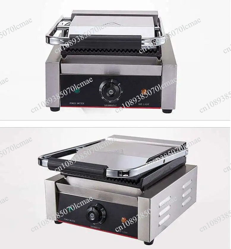 Pemanggang Panini Listrik Prof - Commercial Panini Press Sandwich Grill ulasan dan harga