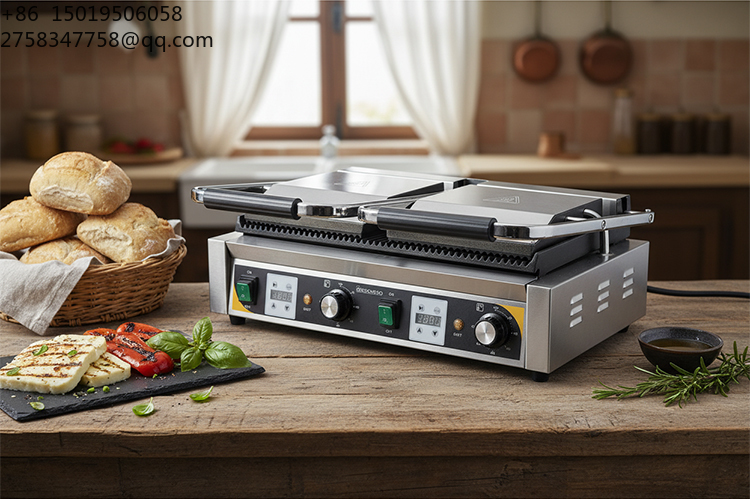 Peralatan Restoran Komersial,  - Commercial Panini Press Sandwich Grill ulasan dan harga