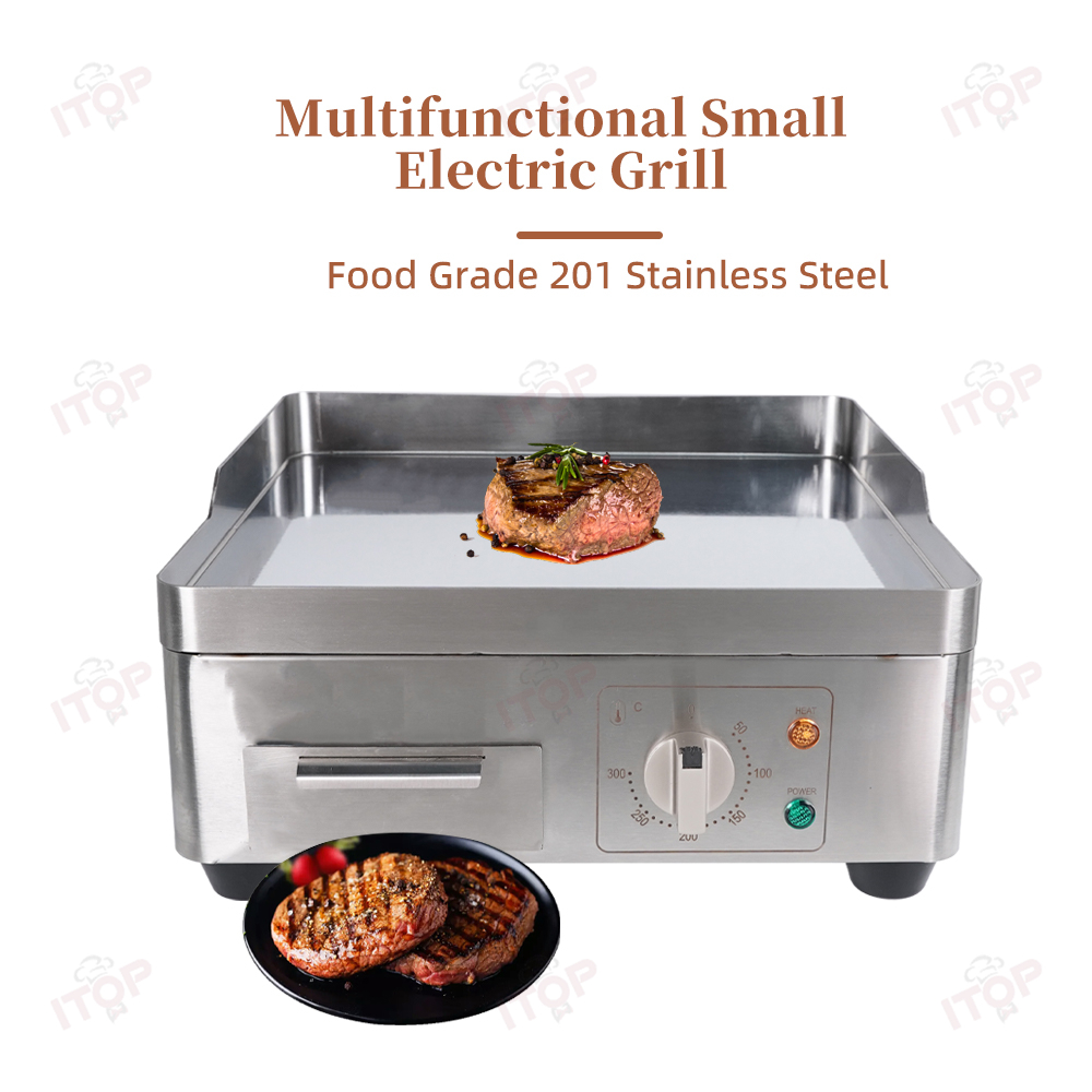 Pemanggang Datar Listrik Stain - Commercial Electric Griddle Flat Top ulasan dan harga