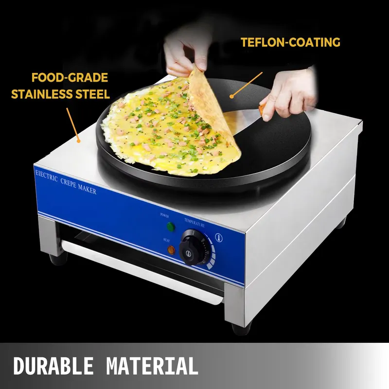 Pembuat Pancake Listrik Otomat - Crepe Maker Machine Electric 40Cm ulasan dan harga