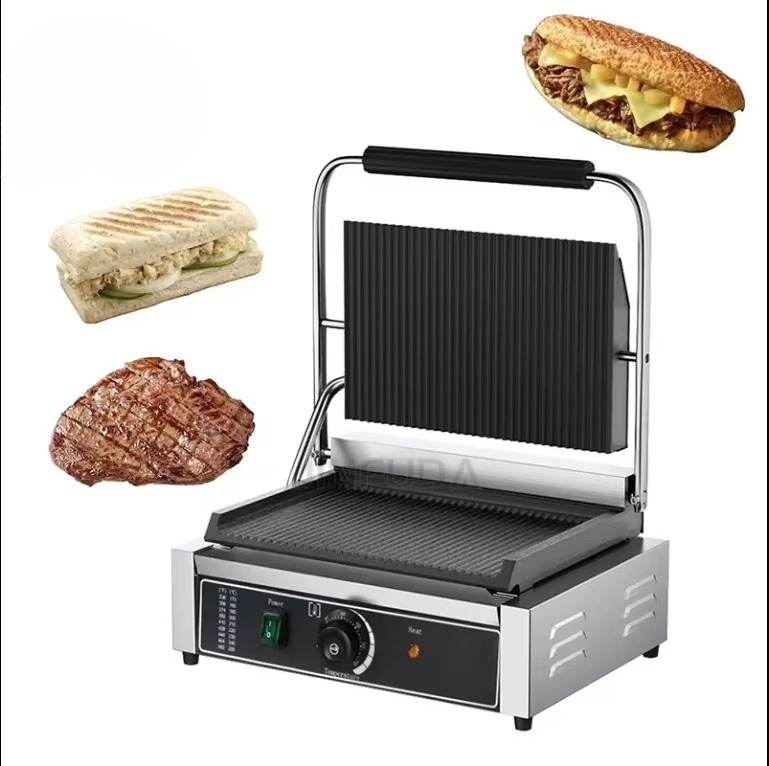 Pemanggang Sandwich Panini Lis - Commercial Panini Press Sandwich Grill ulasan dan harga