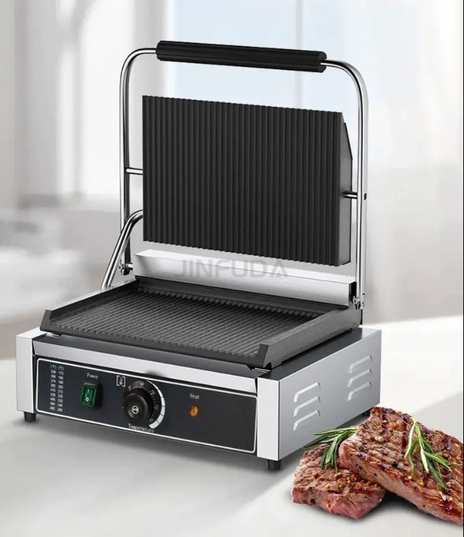 Pemanggang Sandwich Panini Lis - Commercial Panini Press Sandwich Grill ulasan dan harga