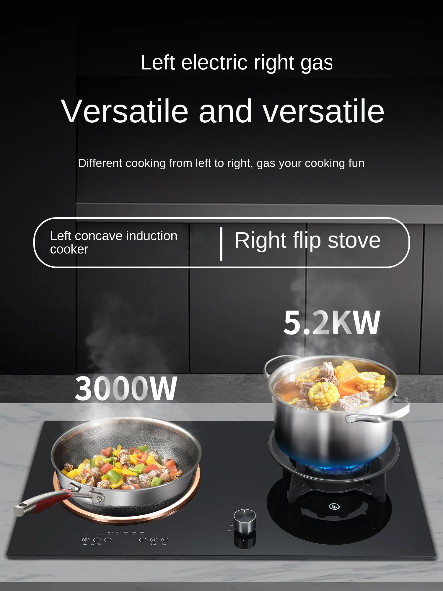 Kompor Gas dan Listrik Serbagu - Double Induction Cooktop 220V ulasan dan harga