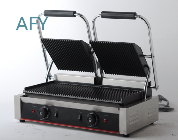 Mesin Panggang Panini Listrik  - Commercial Panini Press Sandwich Grill ulasan dan harga