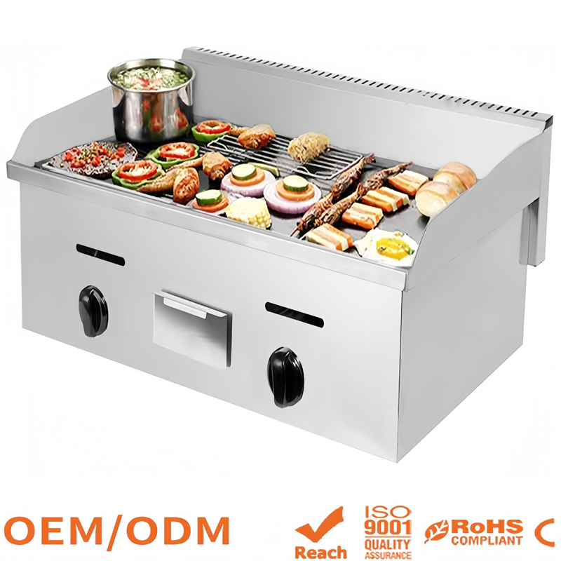 Pemanggang Teppanyaki Listrik  - Commercial Electric Griddle Flat Top ulasan dan harga
