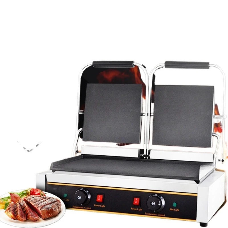 Mesin Panggang Listrik Komersi - Commercial Panini Press Sandwich Grill ulasan dan harga