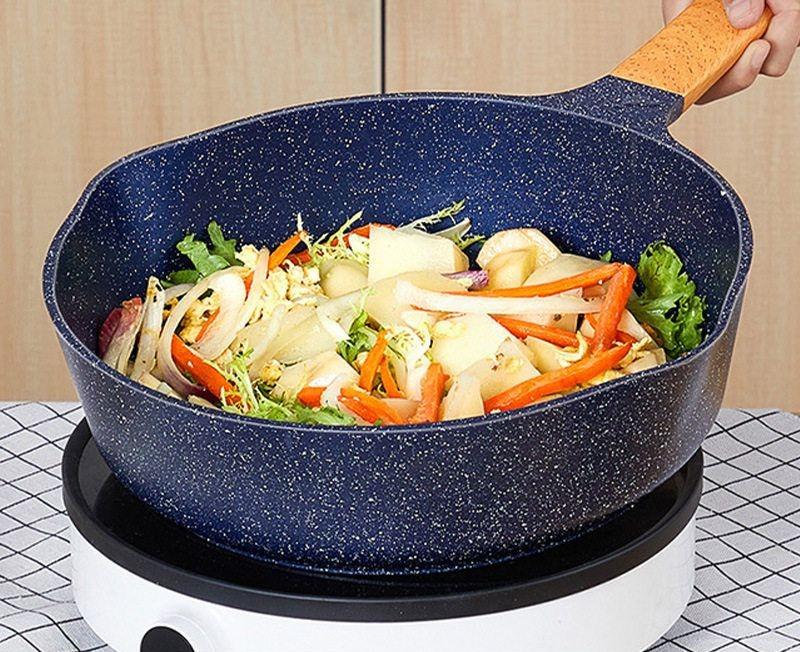 13Pcs Set Peralatan Masak Anti - Induction Cookware Set Commercial ulasan dan harga