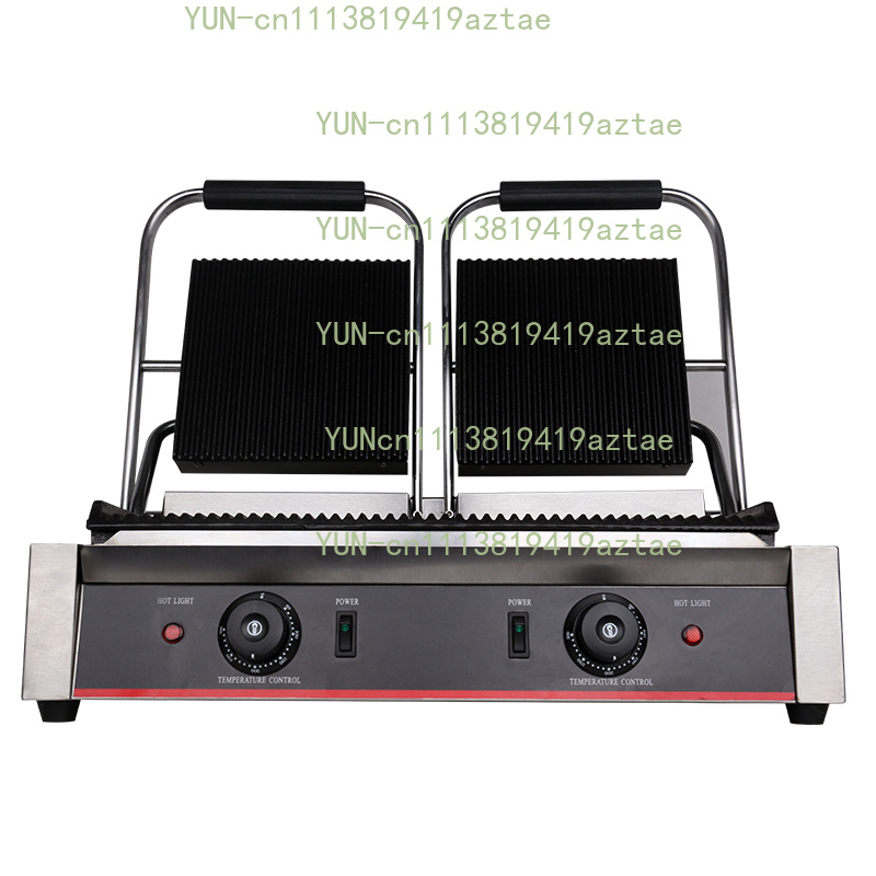 Pemanggang Kontak Listrik Kome - Commercial Panini Press Sandwich Grill ulasan dan harga