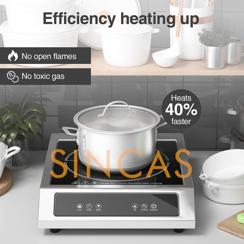 3500W Kompor Induksi Elektroma - Commercial Induction Cooktop 3500W ulasan dan harga
