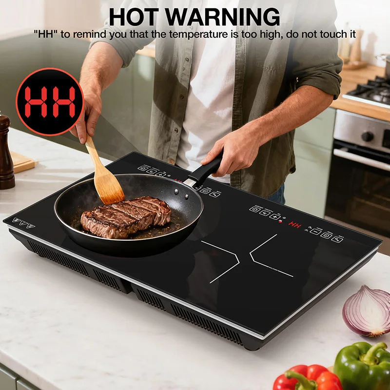 Kompor Induksi Dua Tungku, Kom - Double Induction Cooktop 220V ulasan dan harga
