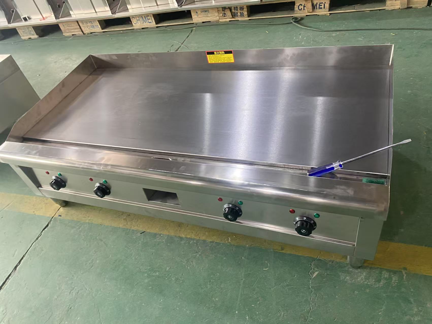 Pemanggang Datar Listrik Stain - Commercial Electric Griddle Flat Top ulasan dan harga