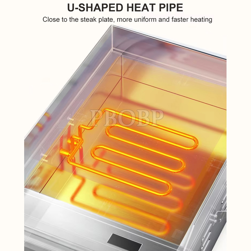Kompor Besi Cor Stainless Stee - Commercial Electric Griddle Flat Top ulasan dan harga