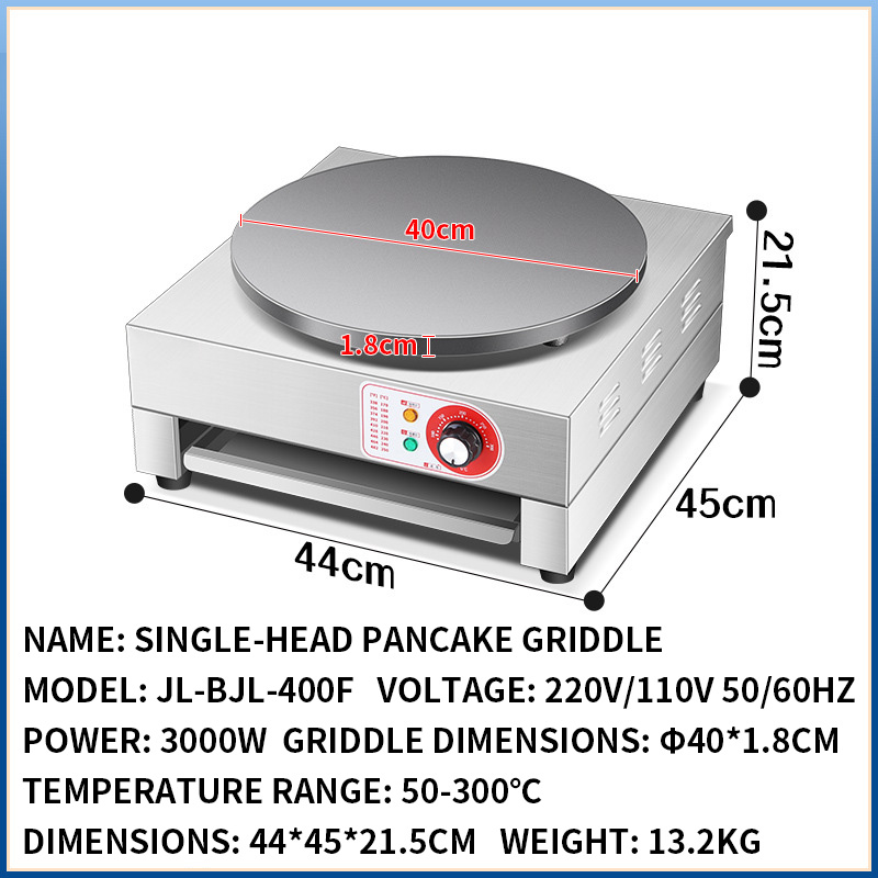 Pemanggang 40CM, Pembuat Crepe - Crepe Maker Machine Electric 40Cm ulasan dan harga