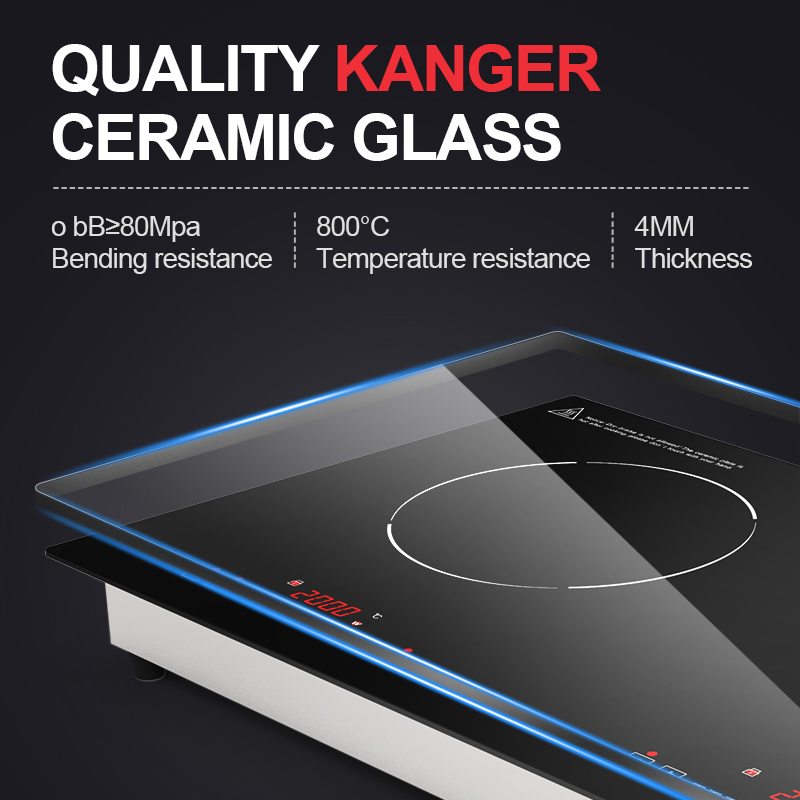 Kompor Induksi Ganda 3500W Kom - Double Induction Cooktop 220V ulasan dan harga