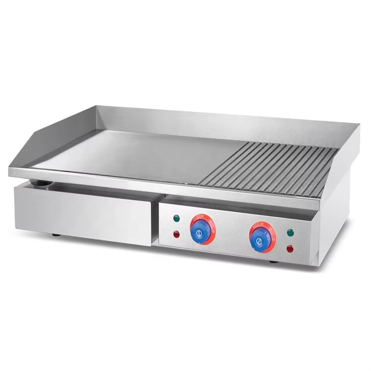 Meja Panggangan Listrik Komers - Commercial Electric Griddle Flat Top ulasan dan harga