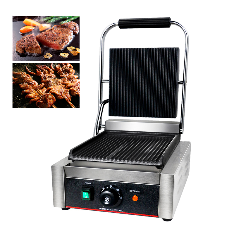 Wajan Panggangan Tekan Panini  - Commercial Panini Press Sandwich Grill ulasan dan harga