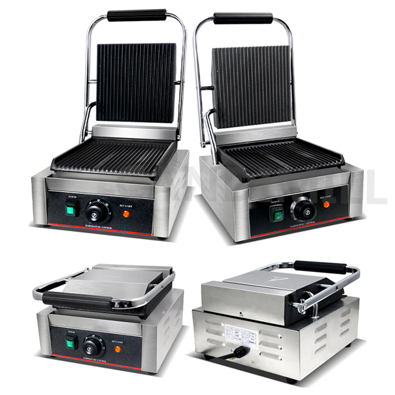 Wajan Panggangan Tekan Panini  - Commercial Panini Press Sandwich Grill ulasan dan harga